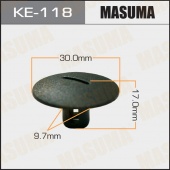MASUMA клипса пластиковая крепежная KE-118 арт. 7703081054